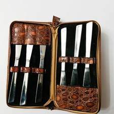 Conjunto de facas de jantar vintage meados do século japonês jantar 6 peças na caixa comprar usado Conjunto de facas de jantar vintage meados do século japonês jantar 6 peças na caixa comprar usado  Enviando para Brazil