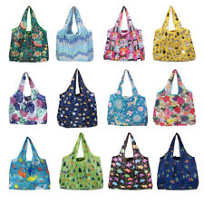 Bolsa de compras feminina dobrável reutilizável grande bolsa ecológica bolsa dobrável Reino Unido comprar usado  Enviando para Brazil
