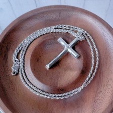 Kreuz halskette 925 gebraucht kaufen  Ingolstadt