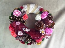 Couronne fleurs séchées d'occasion  Pézilla-la-Rivière