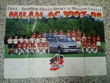 Poster milan 1997 usato  Milano