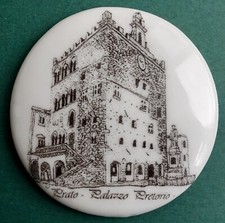 Ímã de geladeira lembrança Prato Palazzo Pretorio Palace Museum Toscana Itália comprar usado  Enviando para Brazil