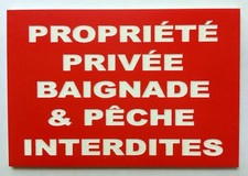 Plaque panneau propriété d'occasion  Rougemont