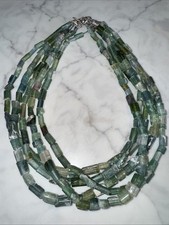 Tourmaline necklaces greens for sale  FARINGDON