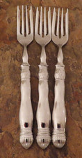 Southern Living Gallery conjunto de 3 garfos para salada lote de talheres de aço inoxidável T, usado comprar usado  Enviando para Brazil