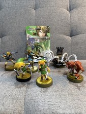 Lote de 7 bonecos em miniatura Legend of Zelda Series Amiibo! Link, Guardian e muito mais comprar usado Lote de 7 bonecos em miniatura Legend of Zelda Series Amiibo! Link, Guardian e muito mais comprar usado  Enviando para Brazil
