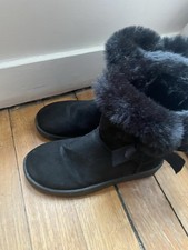 Bottines fourrure noir d'occasion  Paris XIV