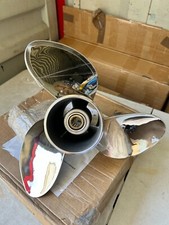 Hélice de barco de aço inoxidável 14 1/2 x 19 para motores Mercury 135-300HP 15 dentes destro, usado comprar usado  Enviando para Brazil