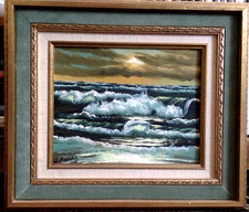 Signed vintage oil for sale  Reno