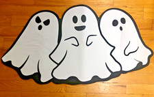 Tapete de Halloween Fantasmas Secagem Rápida Antiderrapante Traseiro Branco Preto Leve NOS, usado comprar usado  Enviando para Brazil