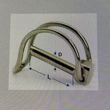 Pino de bloqueio de eixo engate de porta retenção D CLIP - Aço Reino Unido 12 tamanhos - Compre de 3 a 25 comprar usado  Enviando para Brazil