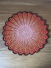 New orange doily for sale  LEICESTER