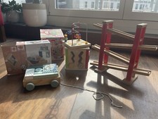 Holzspielzeug aktivwürfel bau gebraucht kaufen  München