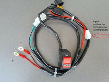 CABO com INTERRUPTOR para FAN ENDURO KTM HUSQVARNA HUSABERG GASGAS ano 2001-2025, usado comprar usado  Enviando para Brazil