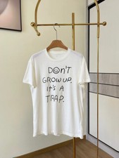 Camiseta feminina R13 retrô americana letra antiga gola redonda solta manga curta comprar usado  Enviando para Brazil