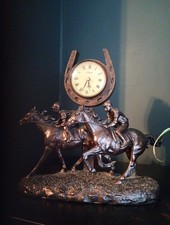 Bronze clock juliana for sale  PRESCOT