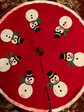 Vintage red felt for sale  Reston