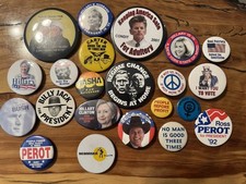 Political pin button for sale  Dewey
