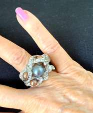 Ladies cluster pearl for sale  LEEDS