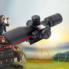 Usado, Holographic 2.5-10X40 Rifle Scope Red Green Dot Sight 20mm Rail with Red Laser comprar usado  Enviando para Brazil