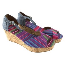 Toms platform wedge for sale  Spokane