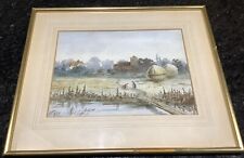 Vintage framed water for sale  FORDINGBRIDGE