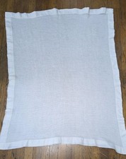 Cobertor térmico branco vintage bebê waffle malha cetim náilon acabamento borda  comprar usado  Enviando para Brazil