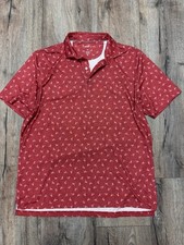 Camisa polo masculina Alabama Crimson Tide Johnnie-O vestuário de golfe Stadium Exeter GG, usado comprar usado  Enviando para Brazil