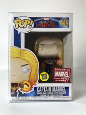 Funko Pop! Marvel Captain Marvel 446 Glow in Dark Exclusive Collector Corp comprar usado  Enviando para Brazil