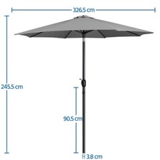 Garden parasol umbrella for sale  IPSWICH