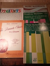 Livros de partituras de órgão vintage músicas mistas Hammond Lowery 5 peças, usado comprar usado  Enviando para Brazil