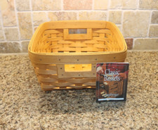 Cesta de soluciones de almacenamiento pequeñas Longaberger retirada 11544 tamaño: 11" x 93/4" x 43/4" segunda mano  Embacar hacia Mexico