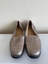 Gold leather loafer for sale  LITTLEHAMPTON