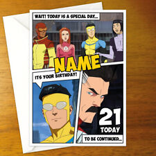 Invincible personalised birthd for sale  SHEFFIELD