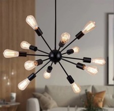 Sputnik chandeliers black for sale  Asheville