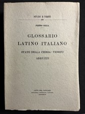 Glossario latino italiano usato Glossario latino italiano usato  Italia