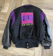 Usado, Jaqueta Vintage Anos 80 Tribeca Film Center NYC Varsity Grande Elenco e Equipe Excelente comprar usado  Enviando para Brazil