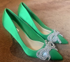 emerald green shoes for sale  LONDON