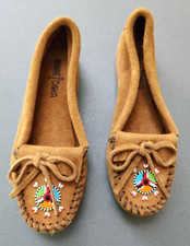 Mocassins femininos Minnetonka Kilty de camurça 6 planos comprar usado  Enviando para Brazil
