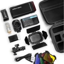 USADO FLASHPOINT EVOLV 200 TTL MODULAR STROBE R2 FLASH PORTÁTIL PARA CANON NIKON comprar usado  Enviando para Brazil
