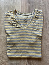 Usado, AX Armani Exchange T-Shirt Herren Größe M V Neck , Gelb Grau Gestreift comprar usado Usado, AX Armani Exchange T-Shirt Herren Größe M V Neck , Gelb Grau Gestreift comprar usado  Enviando para Brazil