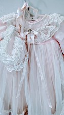 Pink christening gown for sale  Johnston