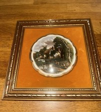 Vintage framed ceramic for sale  BRISTOL