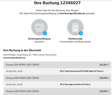 Verkaufe musical tickets gebraucht kaufen  Urbach
