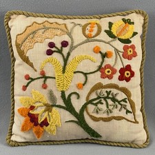 Vintage crewel embroidery for sale  Brocket