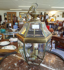 Lampe lanterne laiton d'occasion  Yffiniac