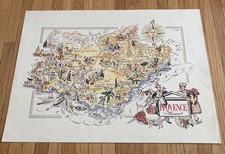 1951 carte lithographie d'occasion  Expédié en Belgium