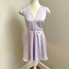 Vestido de cetim Aritzia Wilfred Mademoiselle roxo acabamento em renda tamanho pequeno coquete comprar usado  Enviando para Brazil