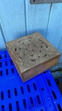 Wooden carved trinket for sale  LANCASTER