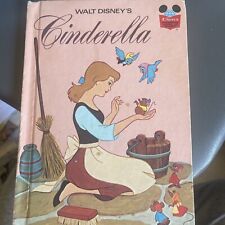 Vintage Walt Disney Cinderella Grolier Book Club Casa Aleatória Capa Dura 1974 comprar usado  Enviando para Brazil